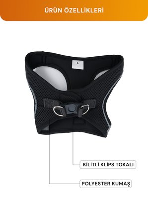 Kediler Ve Köpekler İçin Rahat, Dayanıklı Göğüs Tasması L