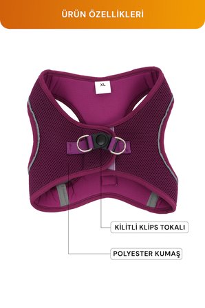 Kediler Ve Köpekler İçin Rahat, Dayanıklı Göğüs Tasması XL