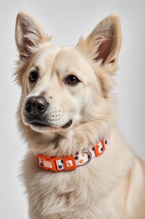 Köpekler İçin Dayanıklı Ve Güvenli, Desenli Boyun Tasması ( 25mm )