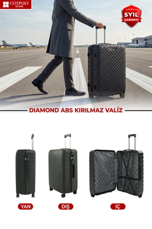 Diamond  ABS Orta Boy Valiz 