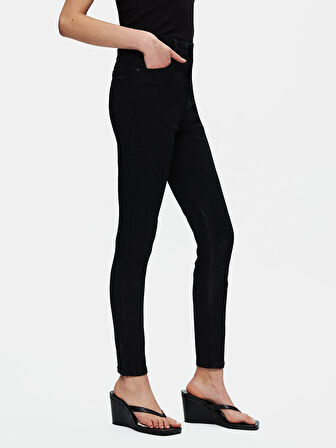 Marcella X Dar Paça Yüksek Bel Jean Pantolon