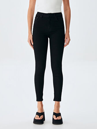 Marcella X Dar Paça Yüksek Bel Jean Pantolon