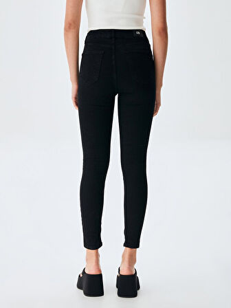 Marcella X Dar Paça Yüksek Bel Jean Pantolon