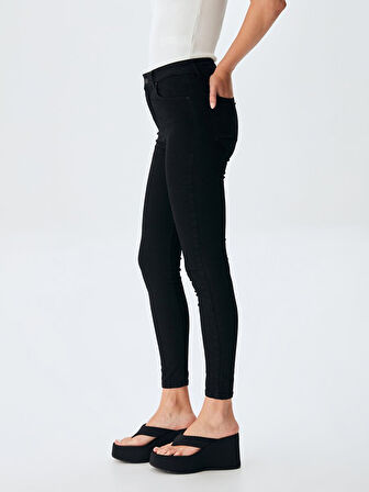 Marcella X Dar Paça Yüksek Bel Jean Pantolon