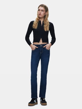 Maxıme Mid Indigo Pantolon