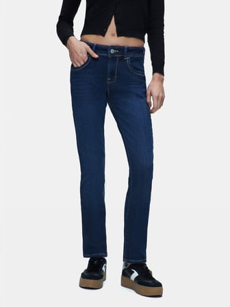 Maxıme Mid Indigo Pantolon