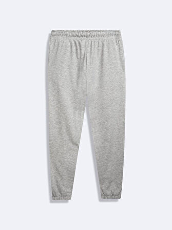 Beli Lastikli Dar Paça Gri Eşofman