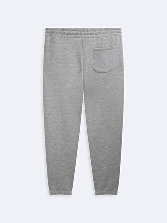 Beli Lastikli Dar Paça Gri Eşofman