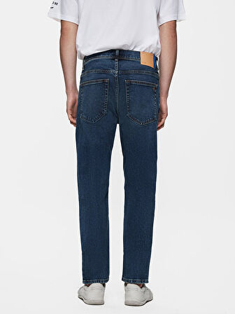 Sawyer P Dar Paça Orta Bel Jean Pantolon