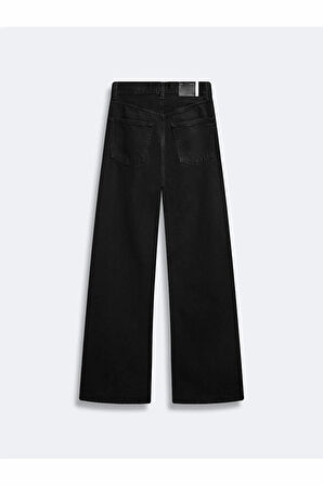 Ltb Vıonne H Black Wash Wide Leg Kadın Jean Pantolon