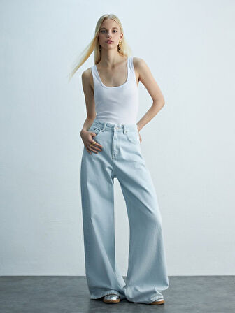 Iyana Super Baggy Jean Pantolon