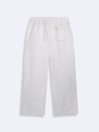 Beli Lastikli Boru Paça Gri Eşofman