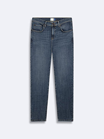 Sawyer P Dar Paça Orta Bel Jean Pantolon