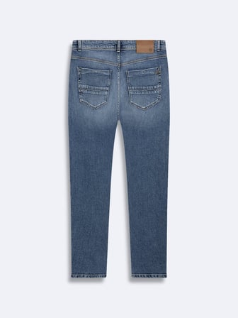 New Louıs Dar Paça Düşük Bel Mid Indigo Jean Pantolon