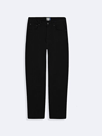 Lıoren Düz Paça Orta Bel Jean Pantolon