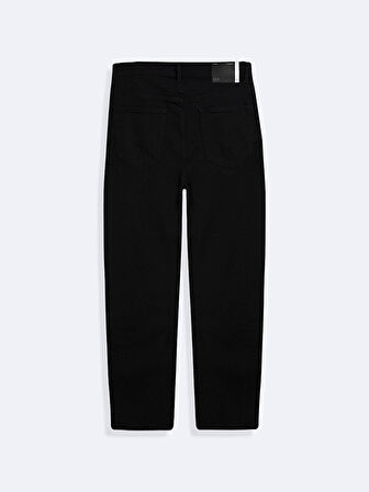Lıoren Düz Paça Orta Bel Jean Pantolon