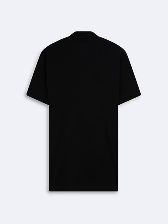 Basic Pike Polo Yaka Siyah T-shırt