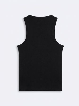 Kısa Kollu Basic Siyah Atlet
