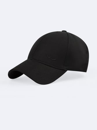 Siyah Nakış İşlemeli Basic ŞAPKA