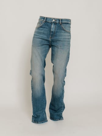 Marıano Mıd Düz Paça Orta Bel Mid Indigo Jean Pantolon