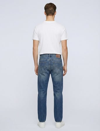 Marıano Mıd Düz Paça Orta Bel Mid Indigo Jean Pantolon