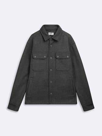 Regular Fit Cep Detaylı Gri Mont