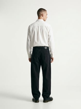 Regular Fit Basic Beyaz Gömlek