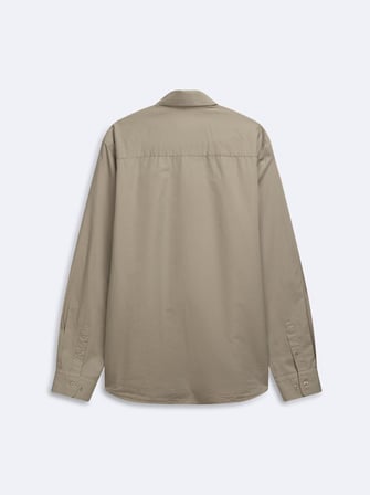 Regular Fit Basic Gri Gömlek