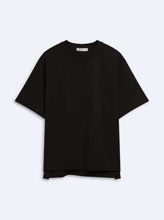 Regular Fit Basic Siyah T-shırt