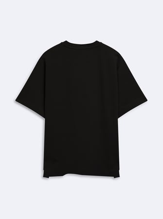 Regular Fit Basic Siyah T-shırt