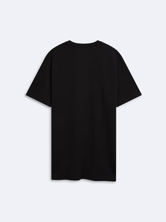 Regular Fit Basic Bisiklet Yaka Siyah T-shırt