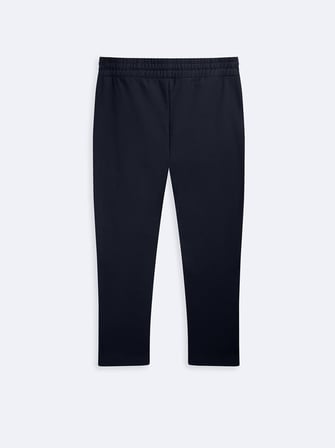 Regular Fit Beli Bağlamalı Lacivert Eşofman