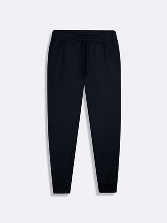 Regular Fit Beli Bağlamalı Lacivert Eşofman