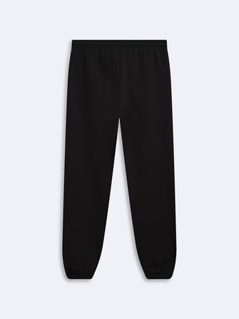 Regular Fit Lastik Paça Basic Siyah Eşofman