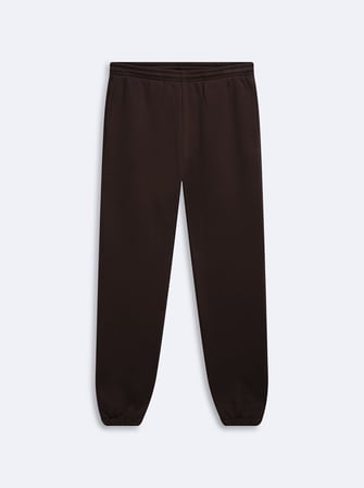 Regular Fit Lastik Paça Basic Kahverengi Eşofman