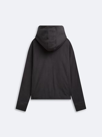 Regular Fit Fermuarlı Polar Gri Sweatshırt