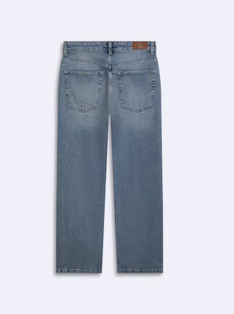 Wanda Mıd Düz Paça Orta Bel Mid Indigo Jean Pantolon