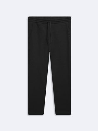 Regular Fit Beli İpli Düz Paça Antrasit Eşofman