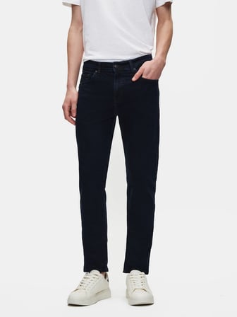 Sawyer P Dar Paça Orta Bel Dark İndigo Jean Pantolon