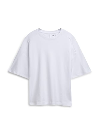 Regular Fit Basic Bisiklet Yaka Beyaz T-shırt