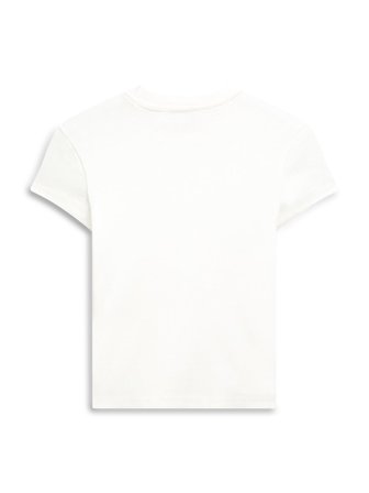 Bisiklet Yaka Basic Beyaz T-shırt