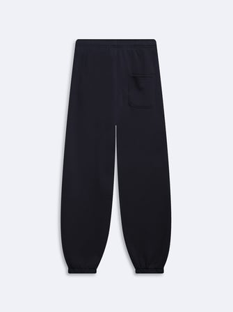 Regular Fit Yazı Baskılı Lastik Paça Lacivert Eşofman