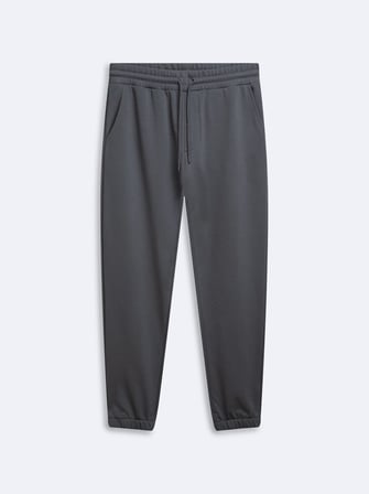 Regular Fit Beli Bağlamalı Lastik Paça Gri Eşofman
