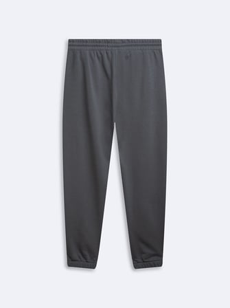 Regular Fit Beli Bağlamalı Lastik Paça Gri Eşofman