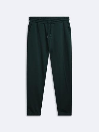 Regular Fit Beli Bağlamalı Lastik Paça Yeşil Eşofman