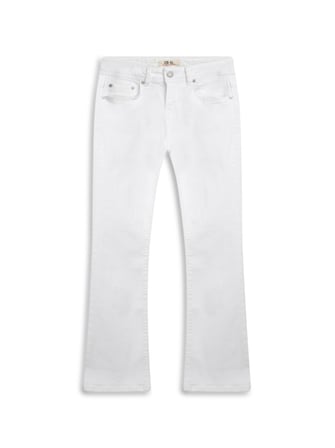 Julıana Low Bootcut Düşük Bel Beyaz Jean Pantolon