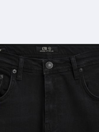 Sawyer P Slım Fit Orta Bel Koyu Gri Jean Pantolon