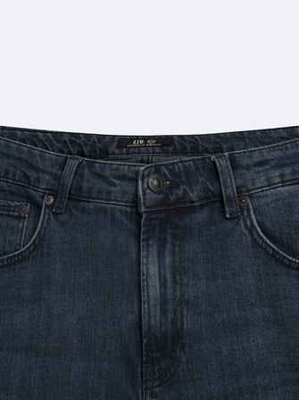 Renar L Tapered Slim Orta Bel Mid Indigo Jean Pantolon