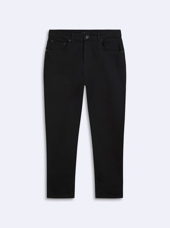 Renar L Tapered Slim Orta Bel Siyah Jean Pantolon