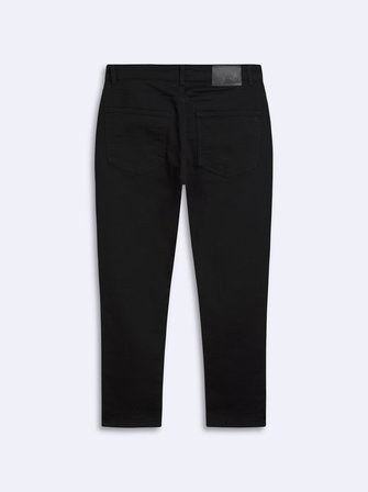 Renar L Tapered Slim Orta Bel Siyah Jean Pantolon